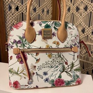 Dooney & Bourke Botanical Leather Satchel